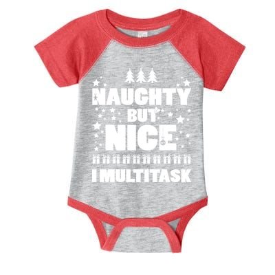 Naughty But Nice I Multitask Infant Baby Jersey Bodysuit