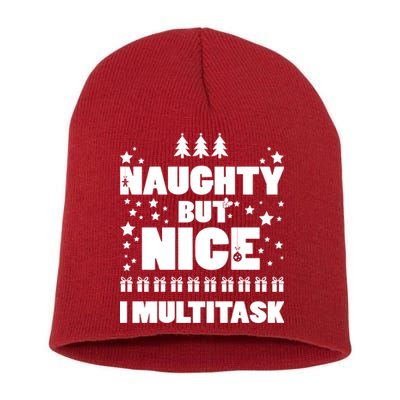 Naughty But Nice I Multitask Short Acrylic Beanie
