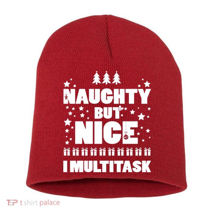 Naughty But Nice I Multitask Short Acrylic Beanie