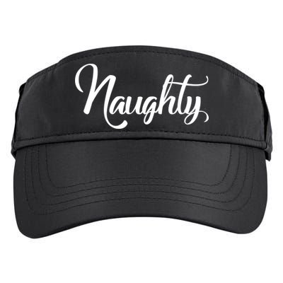 Naughty Christmas Couples Naughty and Nice Adult Drive Performance Visor