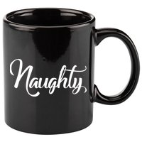 Naughty Christmas Couples Naughty and Nice 11oz C Handle Ceramic Mug