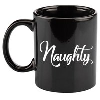 Naughty Christmas Couples Naughty and Nice 11oz C Handle Ceramic Mug