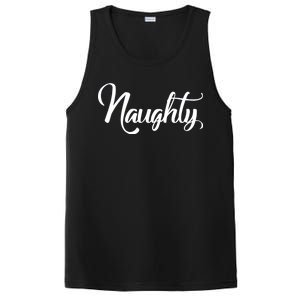 Naughty Christmas Couples Naughty and Nice PosiCharge Competitor Tank