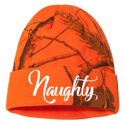 Naughty Christmas Couples Naughty and Nice Kati Licensed 12" Camo Beanie