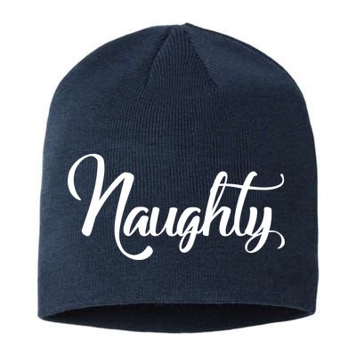 Naughty Christmas Couples Naughty and Nice Sustainable Beanie