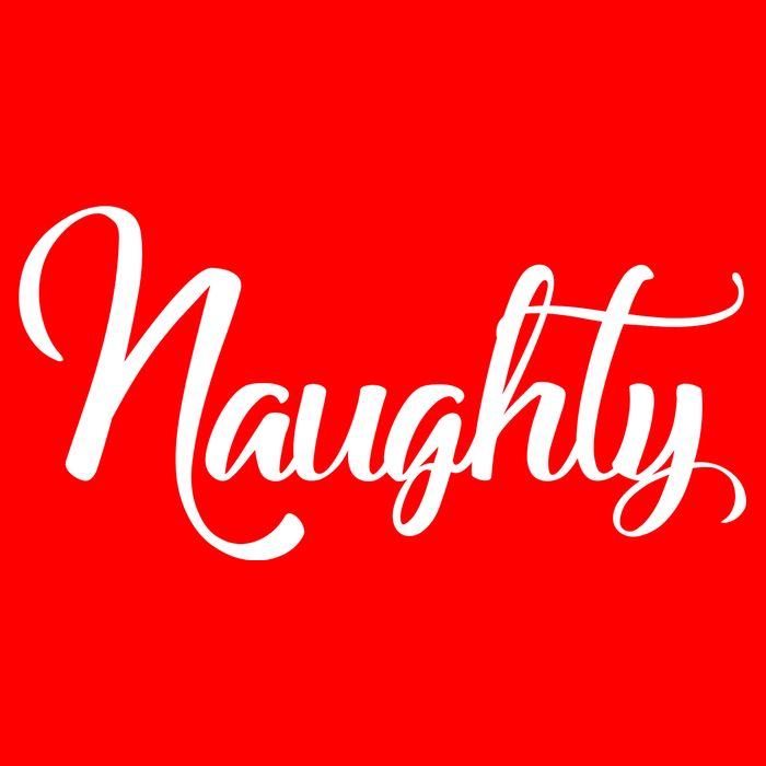 Naughty Christmas Couples Naughty and Nice T-Shirt