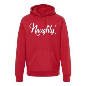 Naughty Christmas Couples Naughty and Nice Premium Hoodie