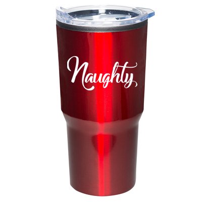 Naughty Christmas Couples Naughty and Nice Tumbler