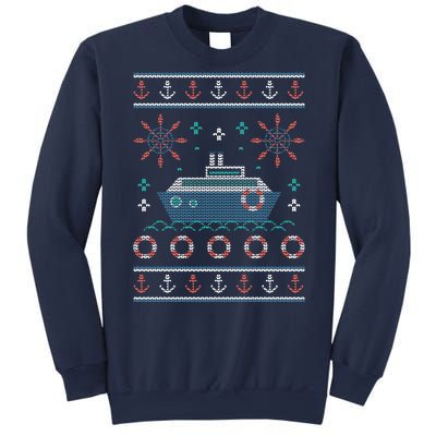 Nautical Ship Boat Ugly Christmas Sweater Sweatshirt