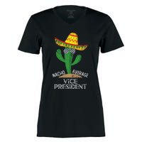 Nacho Average Vice President Cinco De Mayo Mexican Women's Momentum V-Neck T-Shirt