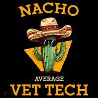 Nacho Average Vet Tech Funny Mexican Veterinary Technicians  7-Panel Snapback Hat