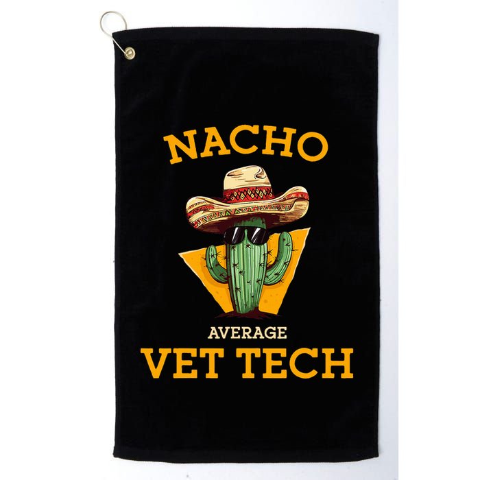 Nacho Average Vet Tech Funny Mexican Veterinary Technicians  Golf Towel