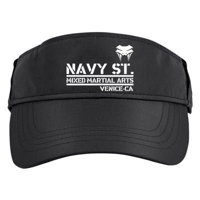 Navy St Mix Martial Arts Venice California Snake Logo Adult Drive Performance Visor