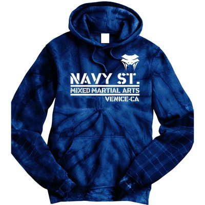 Navy St Mix Martial Arts Venice California Snake Logo Tie Dye Hoodie