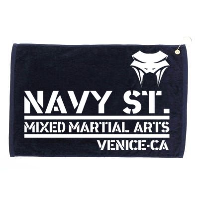 Navy St Mix Martial Arts Venice California Snake Logo Grommeted Golf Towel