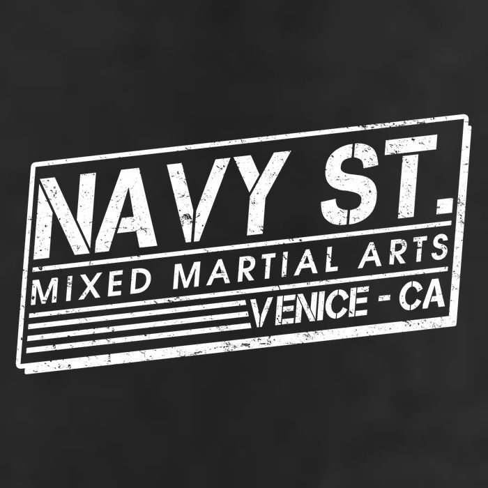 Navy St Mixed Martial Arts Venice Ca 7 Panel Mesh Trucker Snapback Hat