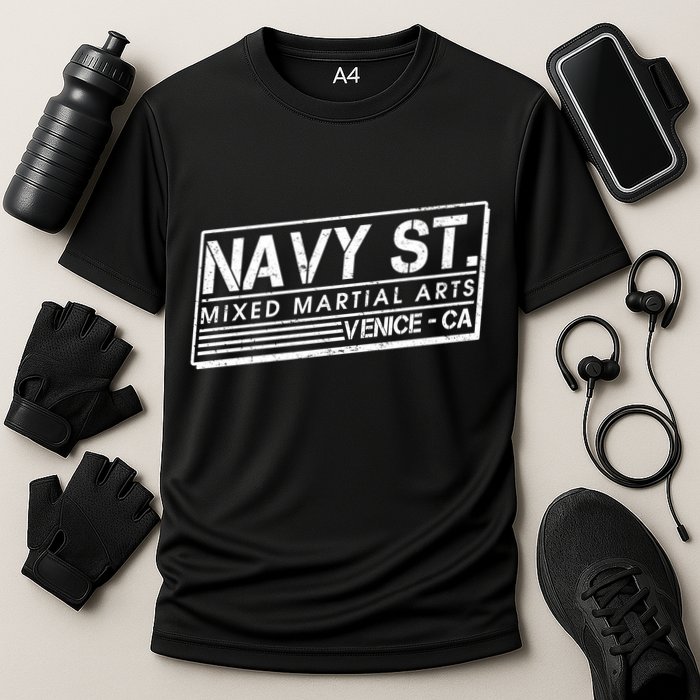 Navy St Mixed Martial Arts Venice Ca Cooling Performance Crew T-Shirt