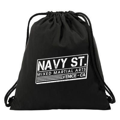 Navy St Mixed Martial Arts Venice Ca Drawstring Bag