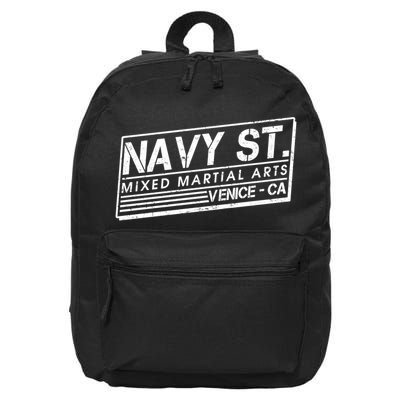 Navy St Mixed Martial Arts Venice Ca 16 in Basic Backpack
