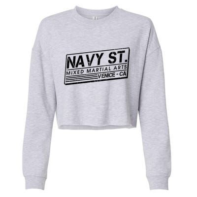Navy St Mixed Martial Arts Venice Ca Cropped Pullover Crew