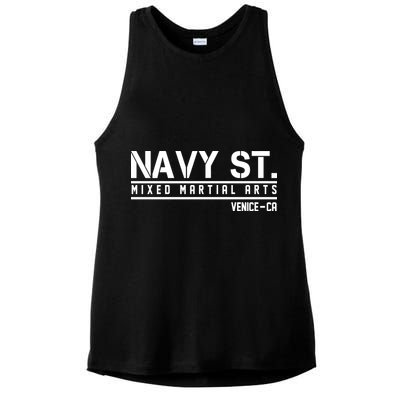 Navy St Mixed Martial Arts Vince CA Ladies PosiCharge Tri-Blend Wicking Tank
