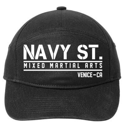 Navy St Mixed Martial Arts Vince CA 7-Panel Snapback Hat