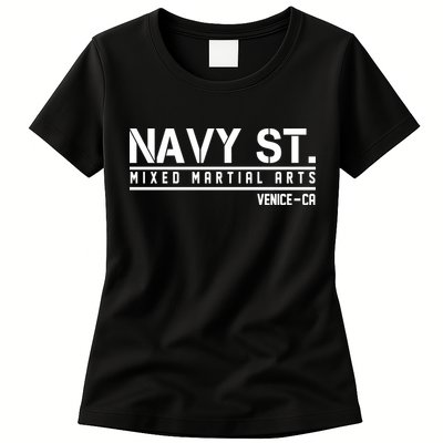 Navy St Mixed Martial Arts Vince CA Womens T-Shirt