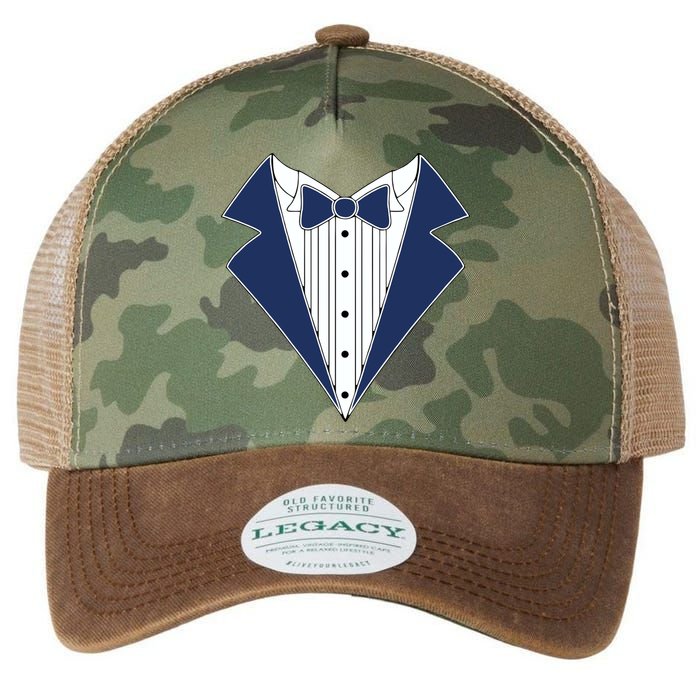 Navy Tux Tuxedo Legacy Tie Dye Trucker Hat