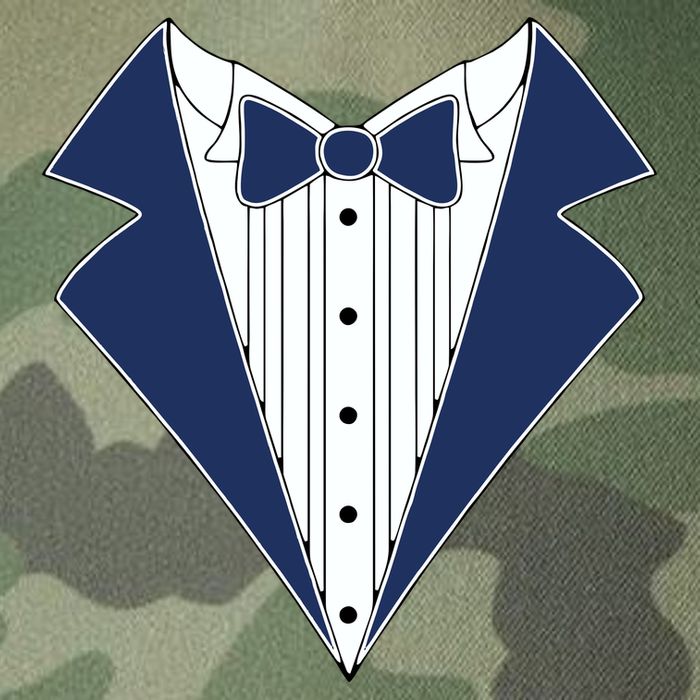 Navy Tux Tuxedo Legacy Tie Dye Trucker Hat