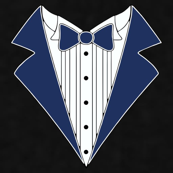 Navy Tux Tuxedo Ladies PosiCharge Tri-Blend Wicking Tank