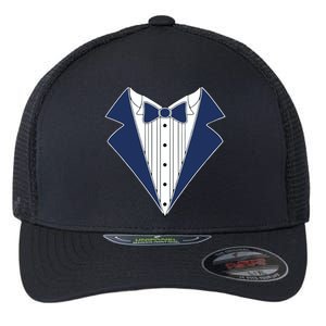 Navy Tux Tuxedo Flexfit Unipanel Trucker Cap