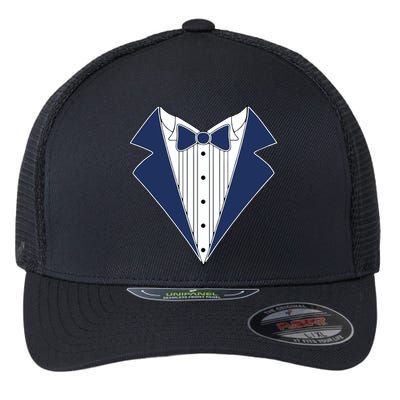 Navy Tux Tuxedo Flexfit Unipanel Trucker Cap