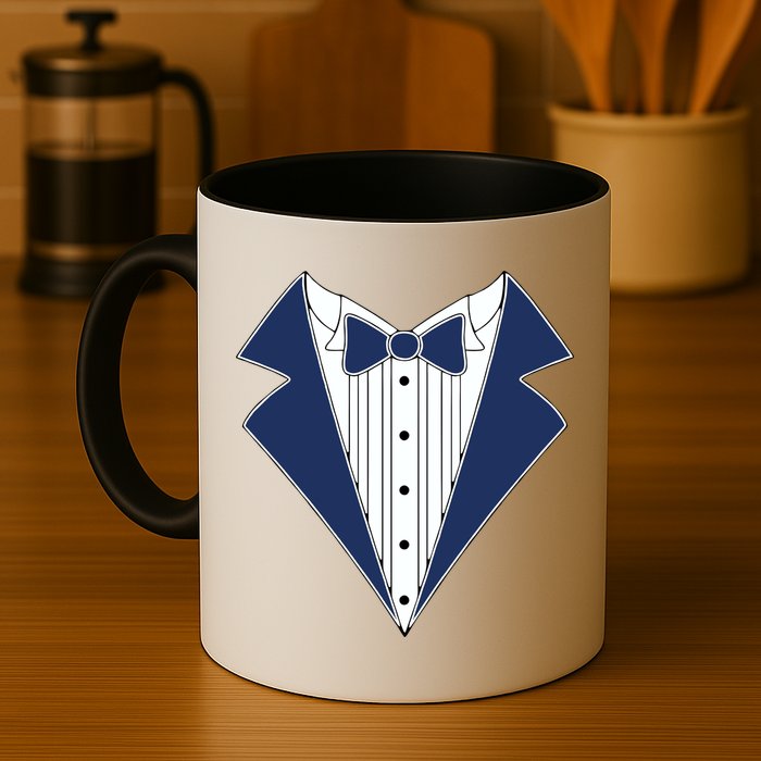 Navy Tux Tuxedo Mug