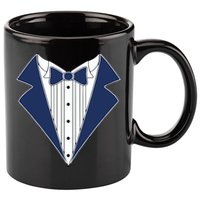 Navy Tux Tuxedo 11oz C Handle Ceramic Mug