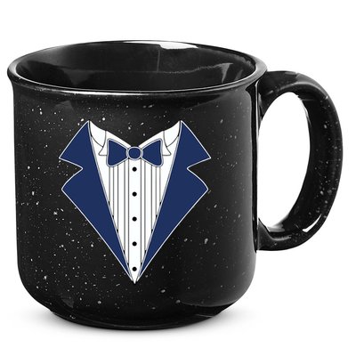 Navy Tux Tuxedo 15oz Campfire Ceramic Mug