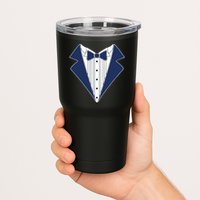 Navy Tux Tuxedo Tumbler