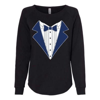 Navy Tux Tuxedo Womens California Wash Sweatshirt