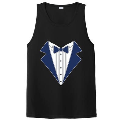 Navy Tux Tuxedo PosiCharge Competitor Tank