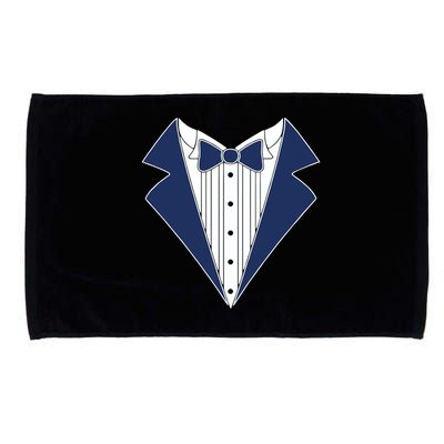 Navy Tux Tuxedo Microfiber Hand Towel