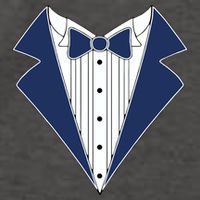 Navy Tux Tuxedo Vector Backpack