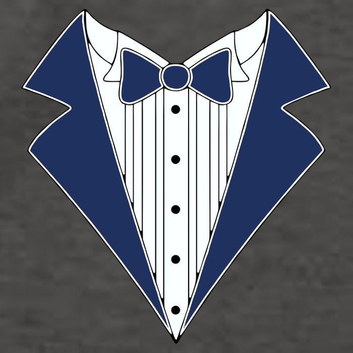 Navy Tux Tuxedo Vector Backpack