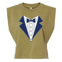 Navy Tux Tuxedo Garment-Dyed Women's Muscle Tee