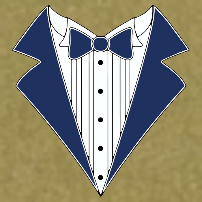 Navy Tux Tuxedo Garment-Dyed Women's Muscle Tee