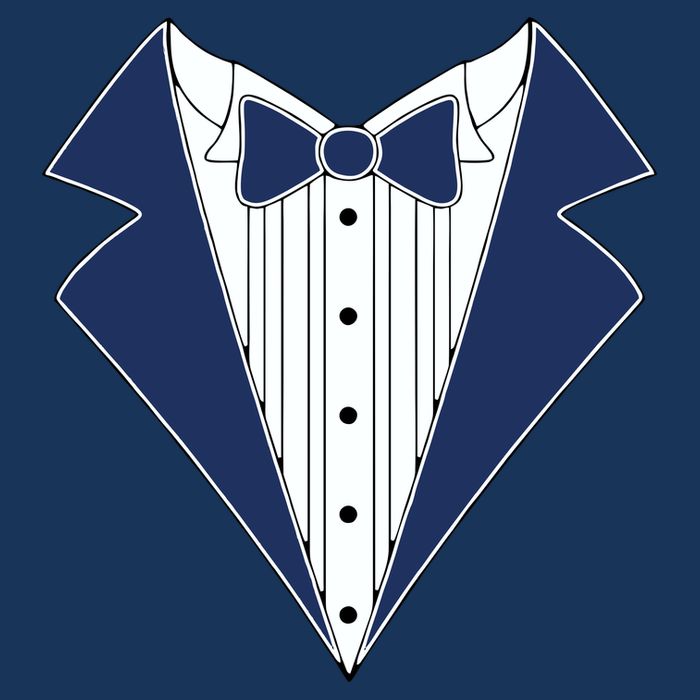 Navy Tux Tuxedo Garment-Dyed Heavyweight T-Shirt