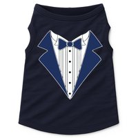 Navy Tux Tuxedo Doggie Tank