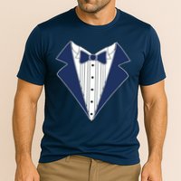 Navy Tux Tuxedo Cooling Performance Crew T-Shirt
