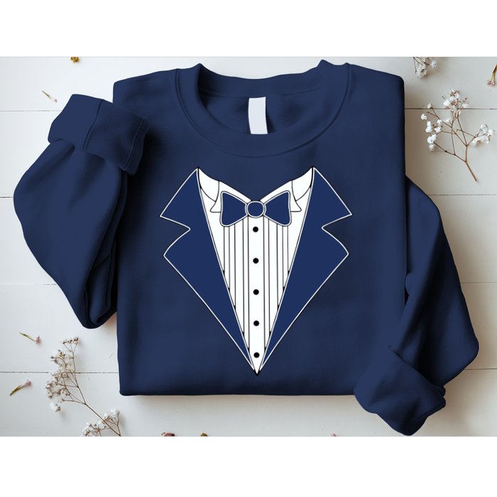 Navy Tux Tuxedo Sweatshirt
