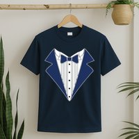 Navy Tux Tuxedo T-Shirt