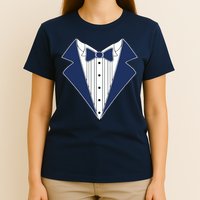 Navy Tux Tuxedo T-Shirt