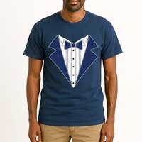 Navy Tux Tuxedo Tall T-Shirt